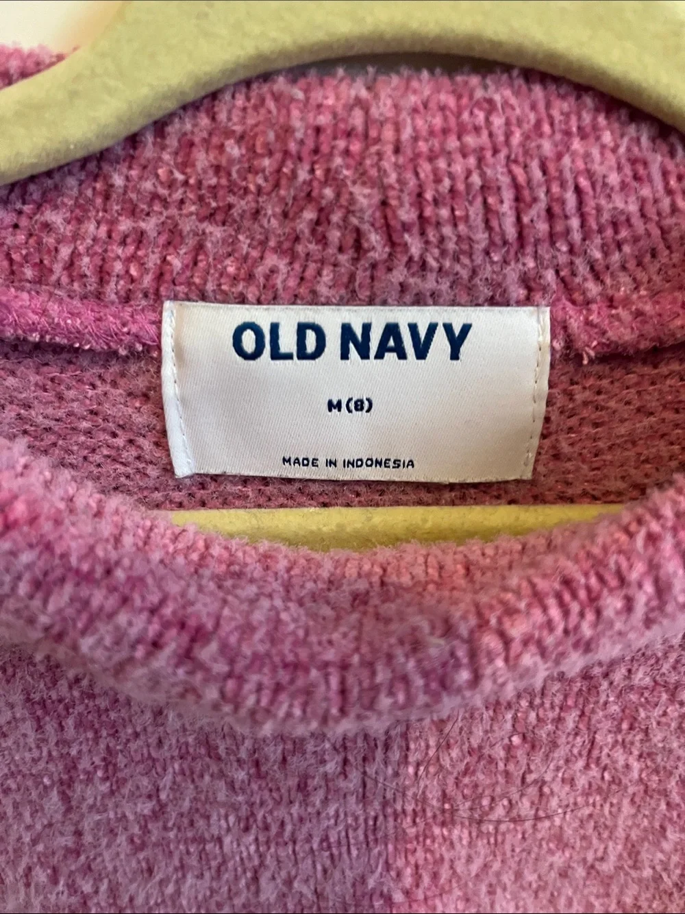 Old Navy Girls Plush Turtleneck Sweater in Pink